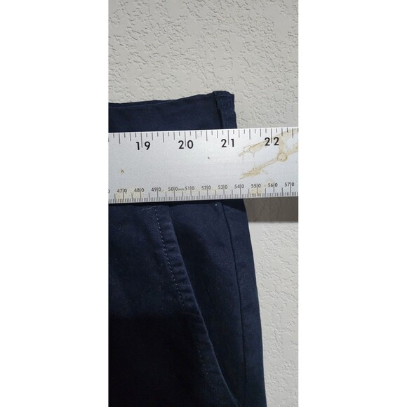 Tommy Hilfiger Pants Mens 42x30 Blue Chino Flat Front Straight Leg - Picture 6 of 16